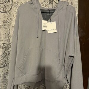 Recreation 2X striped cropped style hoodie BNWT